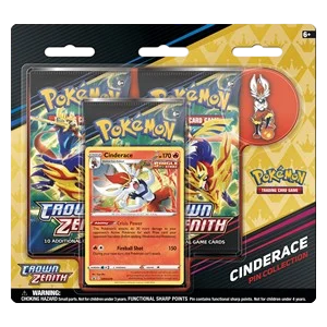 Zenit Regale — Tripack - Cinderace Pin Collection