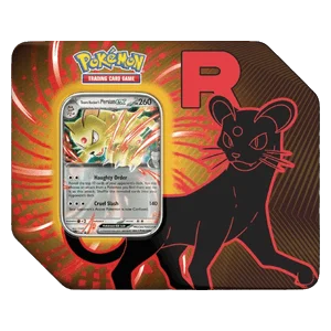 Escarlata y Púrpura — Lata · Team Rocket Tins: Team Rocket's Persian ex (US Version)
