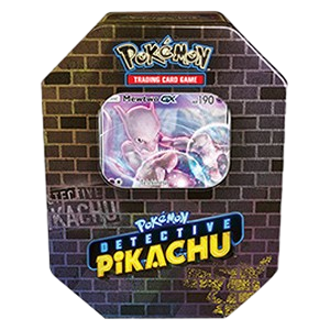Meisterdetektiv Pikachu — Tin-Box · Tins: Mewtwo GX