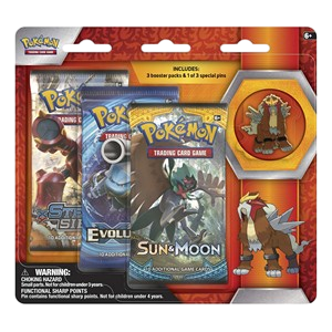 Entei Pin 3-Pack Blister