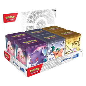 Karmesin & Purpur — Display · 2024 Psychic & Dragon & Metal Stacking Tin