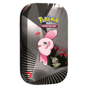 Escarlata y Púrpura — Black Bolt & White Flare: Unova Alomomola Mini Lata